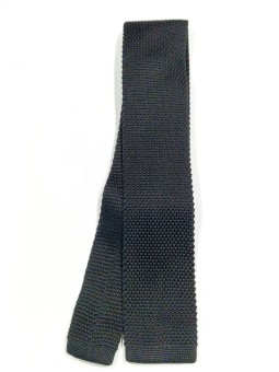 Cravatta in tricot Nero - 1